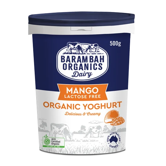 Yoghurt Mango 500g Lactose Free