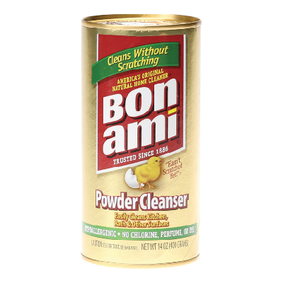 Bon Ami Powder Cleanser on a white background