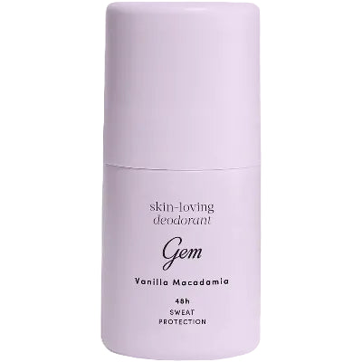 GEM Deodorant Vanilla Macdamia on a white background