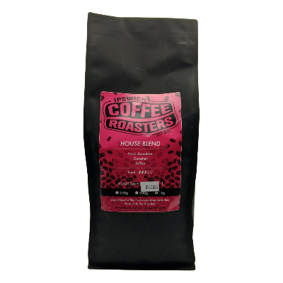 Ipswich City Roaster Coffee Beans 1kg on a white background