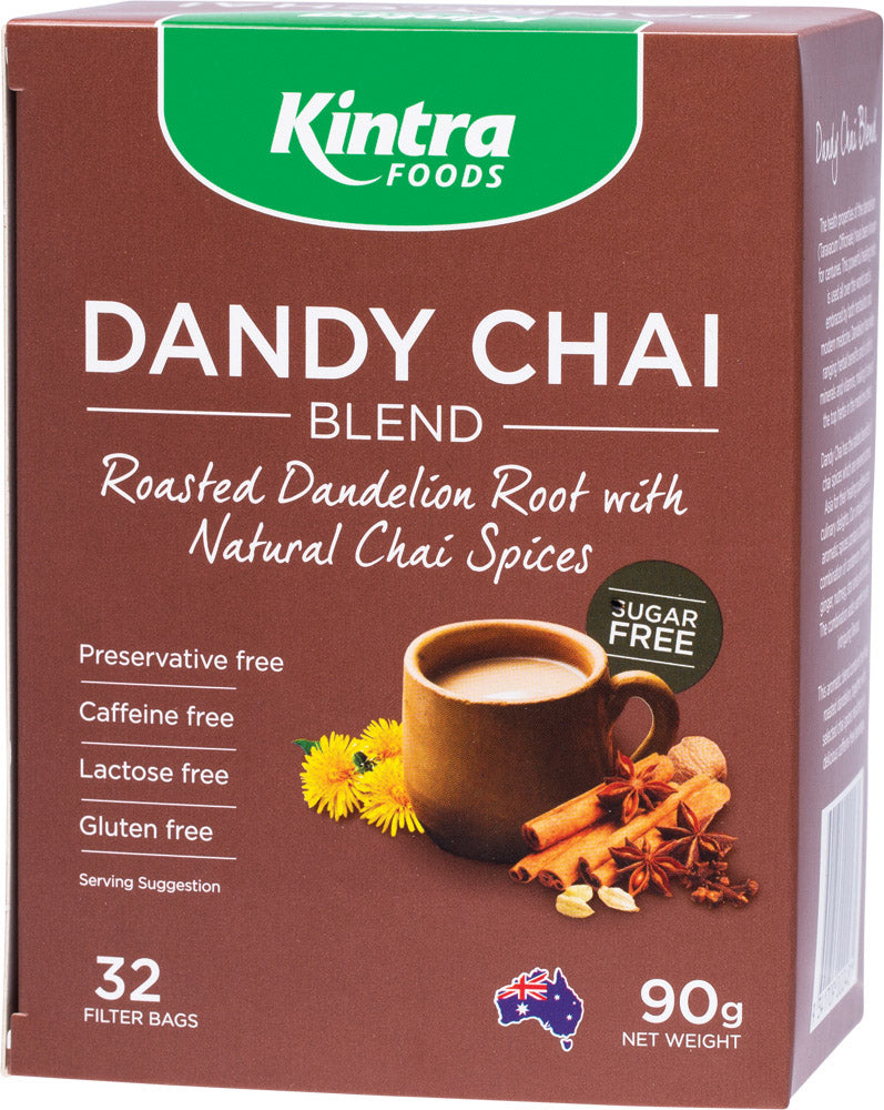 Dandy Chai - Roasted Dandelion Root Tea Bags x 32 90g