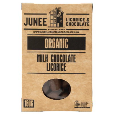 JUNEE Organic Milk Chocolate Licorice