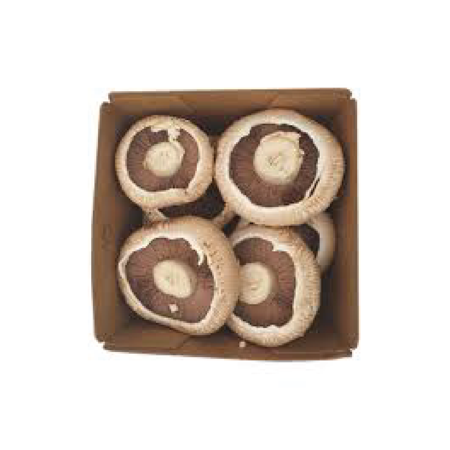 Organic Mushroom Brown Flat Punnet 375g