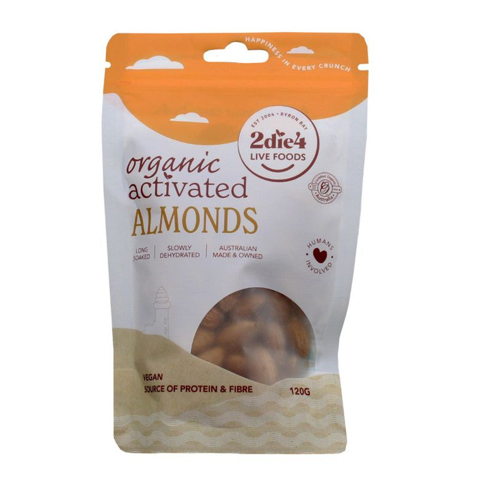 Activated Organic Almonds 120g