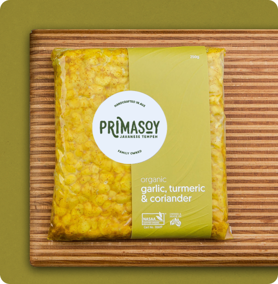 Tempeh Garlic Turmeric Coriander 250g