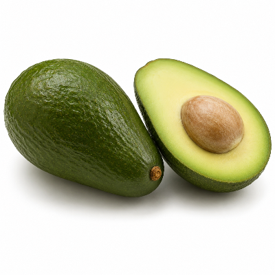 Sharwill Avocado on a white background