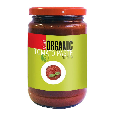 Spiral Foods Organic Tomato Paste on a white background