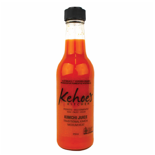 Kehoe's Kitchen Kimchi Juice on a white background