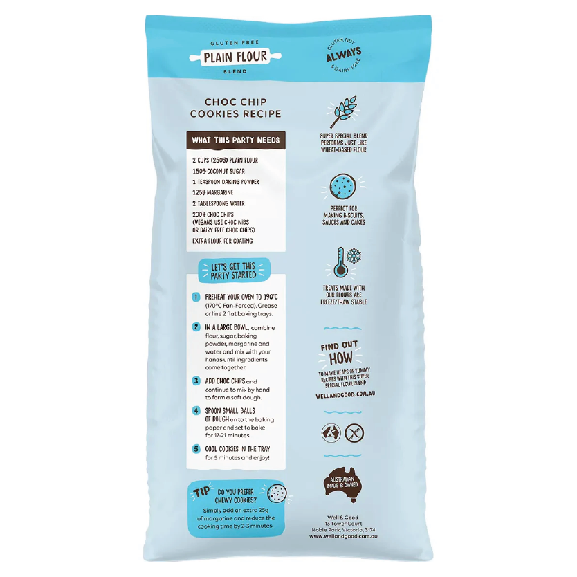Gluten Free Plain Flour Blend 1kg
