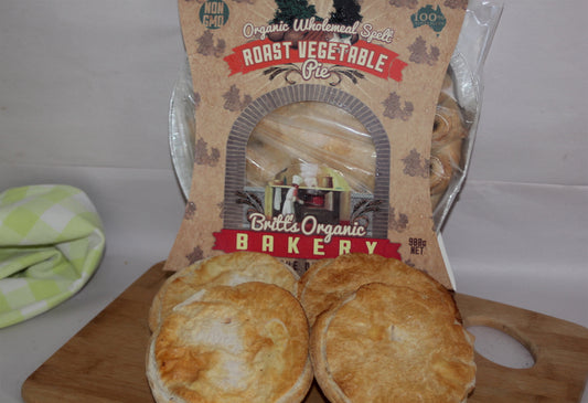 Organic Wholemeal Spelt Vegetable Pie (Large)