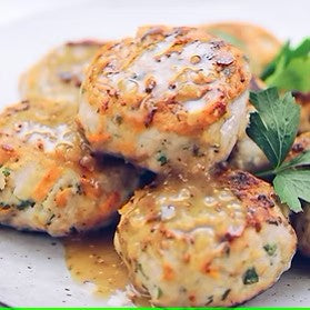 Organic Chicken Rissoles 500g
