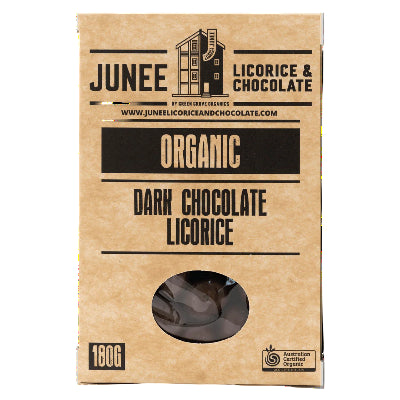 Junee Organic Dark Chocolate Licorice
