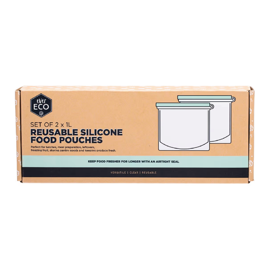 Reusable Silicone Food Pouches (Set of 2 x 1.5L)