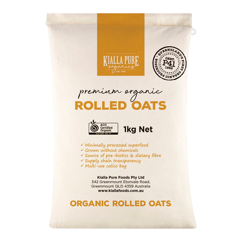 Organic Oats Rolled 1kg