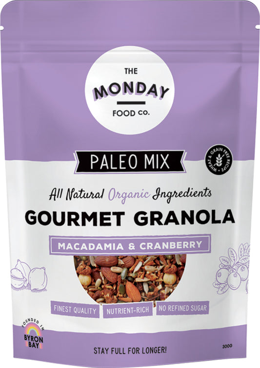 Paleo Granola Macadamia & Cranberry 300g