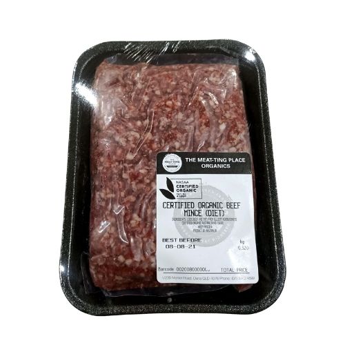 Organic Beef Mince Diet 500g