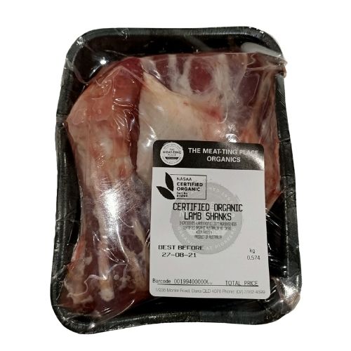 Organic Lamb Shanks 500g