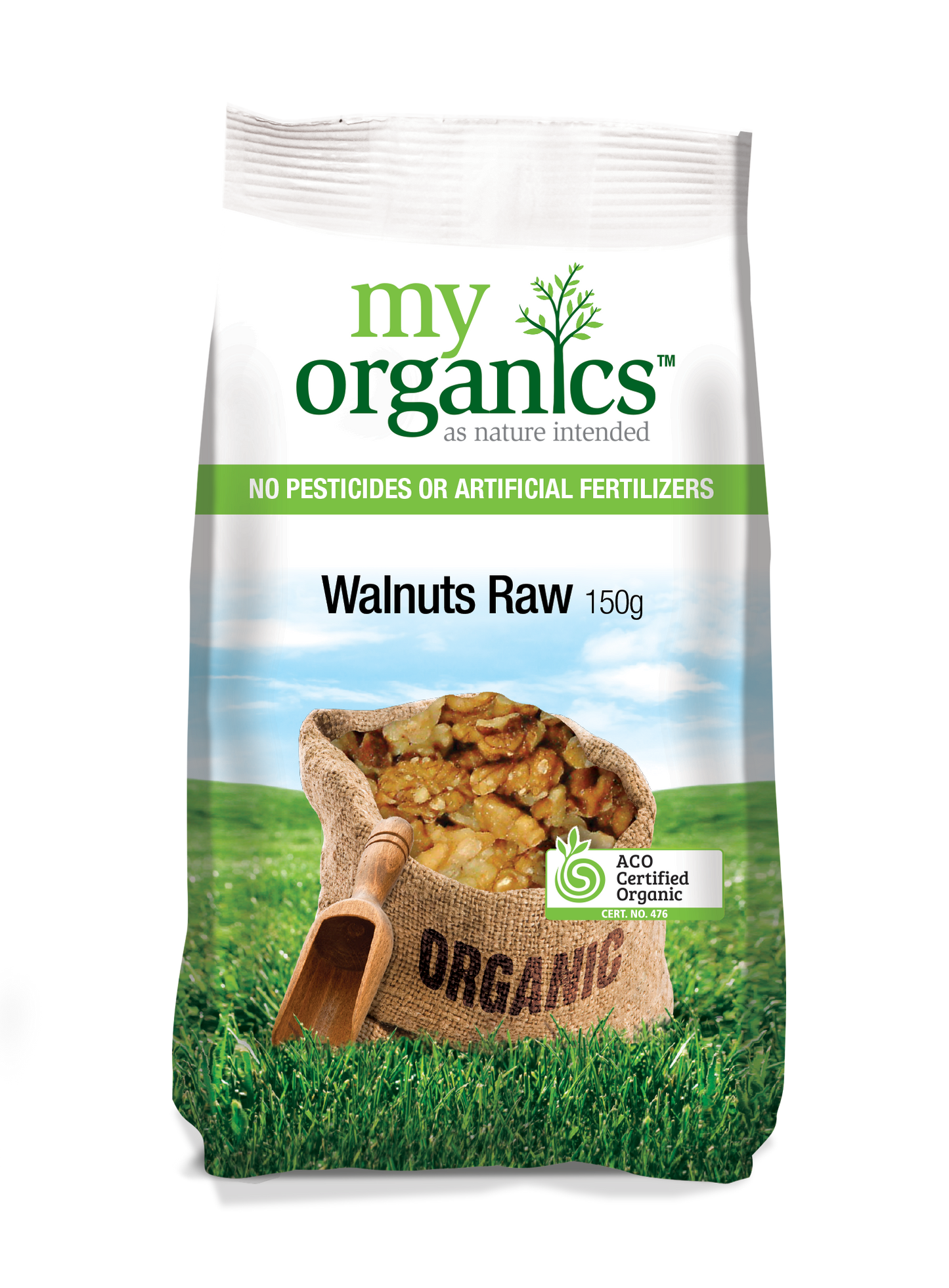 Organic Walnuts Raw 150g