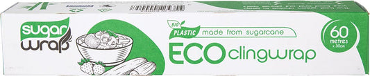 Eco Clingwrap Made from Sugarcane 60m x 30cm