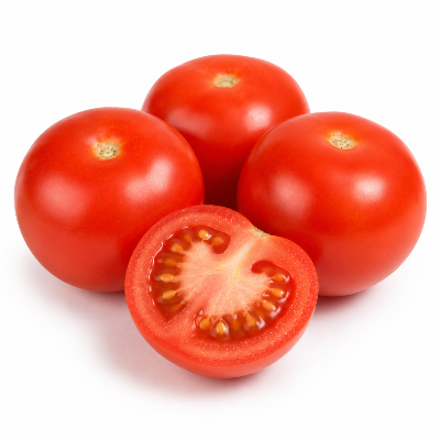 Tomato Gourmet about 500g on a white background