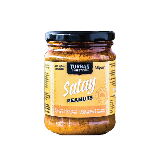 Jar of Turban Chopsticks Satay Sauce 260g