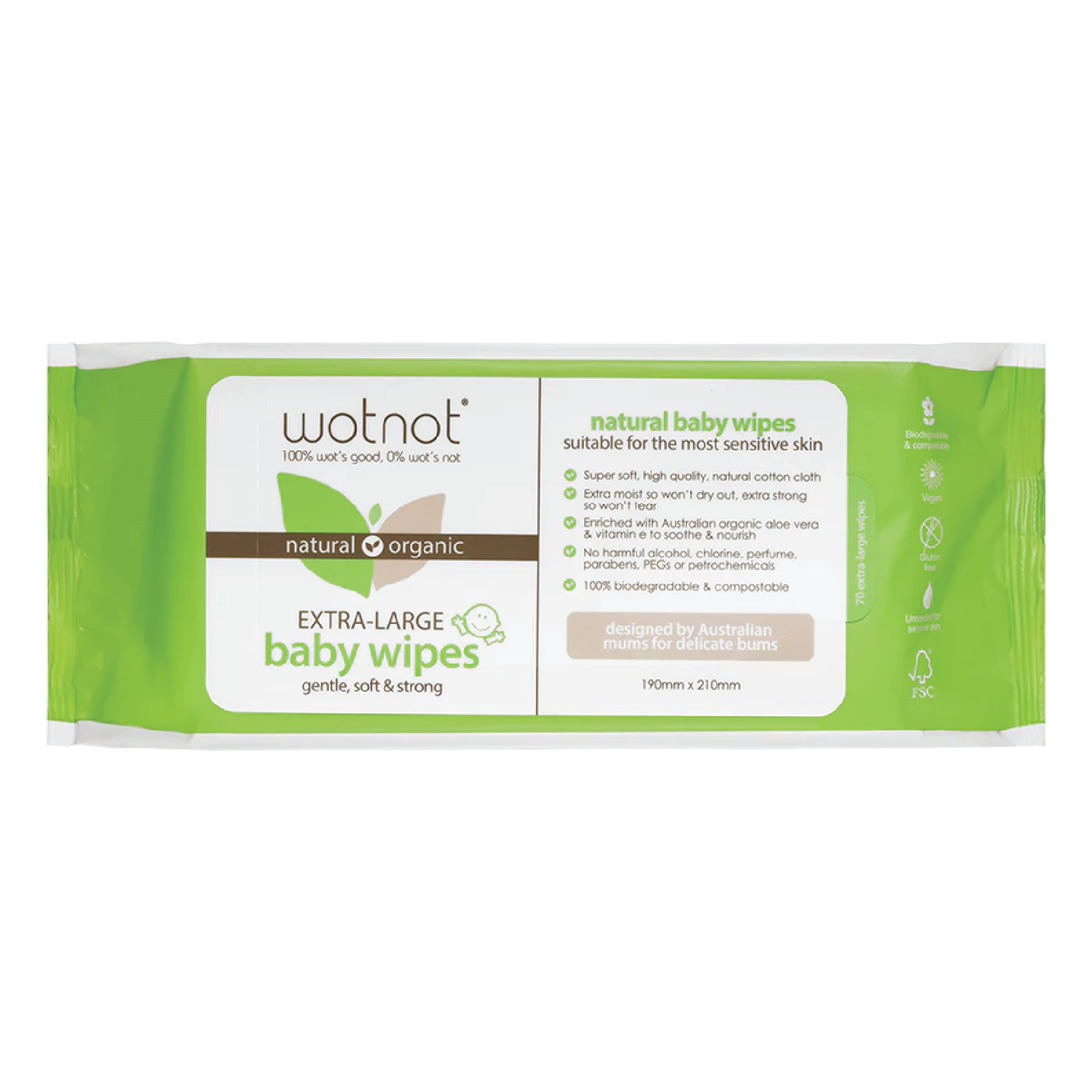 Baby Wipes 100% Biodegradable
