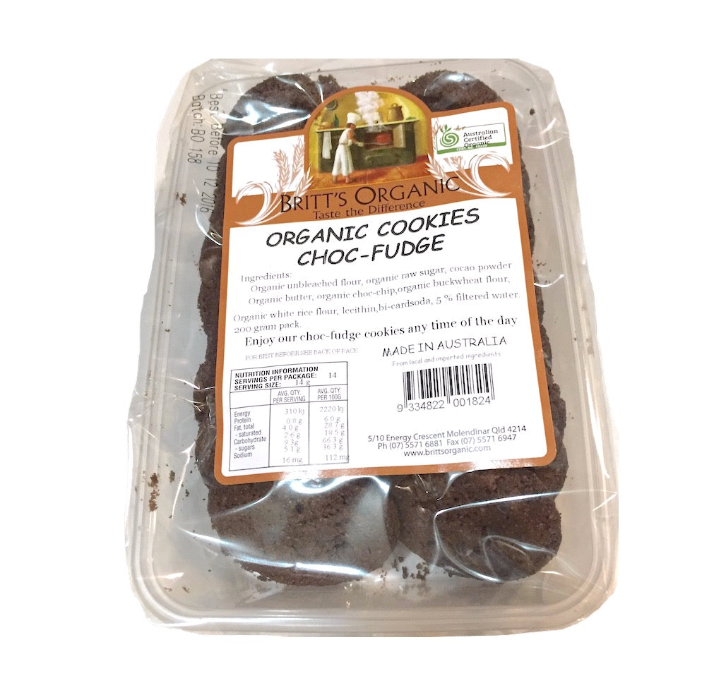 Choc Chip Fudge Cookies 200g