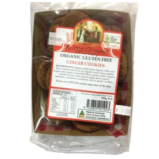 Gluten Free Ginger Cookies 200g