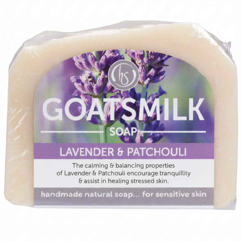 Goat's Milk Soap Lavender & Patchouli 140g
