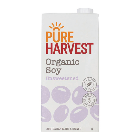 Organic Soy Milk 1L Unsweetened
